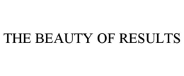 THE BEAUTY OF RESULTS