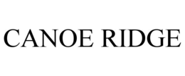 CANOE RIDGE