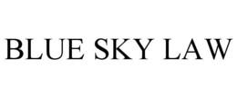 BLUE SKY LAW