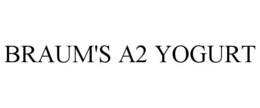 BRAUM'S A2 YOGURT