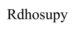 RDHOSUPY