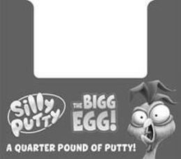 SILLY PUTTY THE BIGG EGG! A QUARTER POUND OF PUTTY!