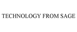 TECHNOLOGY FROM SAGE