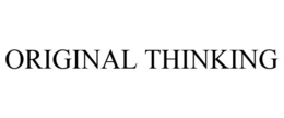 ORIGINAL THINKING