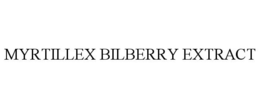 MYRTILLEX BILBERRY EXTRACT