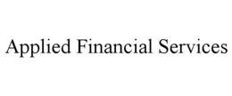 APPLIED FINANCIAL SERVICES