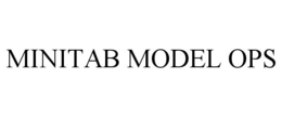 MINITAB MODEL OPS