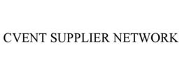 CVENT SUPPLIER NETWORK