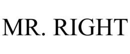 MR. RIGHT