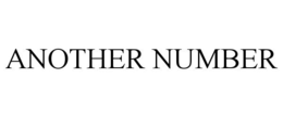 ANOTHER NUMBER