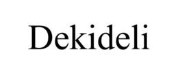 DEKIDELI