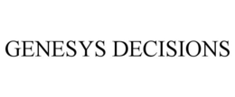 GENESYS DECISIONS
