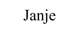 JANJE