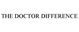 THE DOCTOR DIFFERENCE