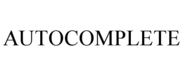 AUTOCOMPLETE