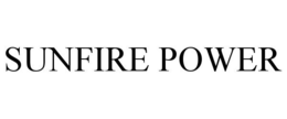 SUNFIRE POWER