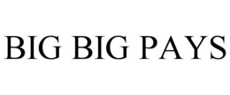 BIG BIG PAYS