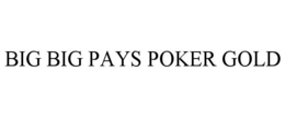 BIG BIG PAYS POKER GOLD