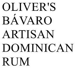 OLIVER'S BÁVARO ARTISAN DOMINICAN RUM