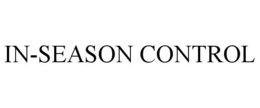 IN-SEASON CONTROL