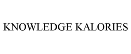 KNOWLEDGE KALORIES