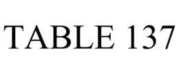 TABLE 137