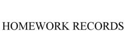 HOMEWORK RECORDS