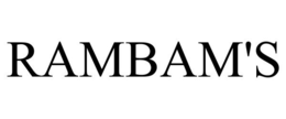 RAMBAM'S