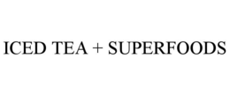ICED TEA + SUPERFOODS
