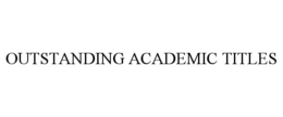 OUTSTANDING ACADEMIC TITLES