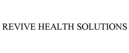 REVIVE HEALTH SOLUTIONS