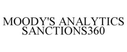 MOODY'S ANALYTICS SANCTIONS360
