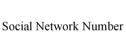 SOCIAL NETWORK NUMBER