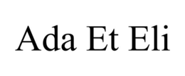 ADA ET ELI