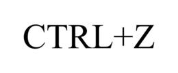CTRL+Z