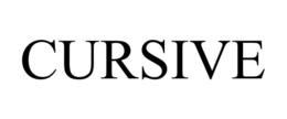 CURSIVE