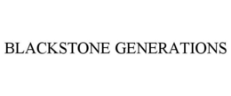 BLACKSTONE GENERATIONS