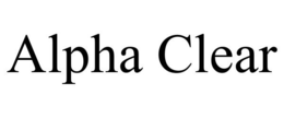 ALPHA CLEAR
