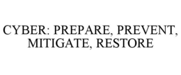 CYBER: PREPARE, PREVENT, MITIGATE, RESTORE
