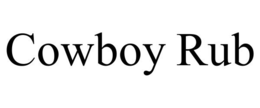 COWBOY RUB