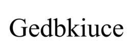 GEDBKIUCE