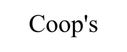 COOP'S
