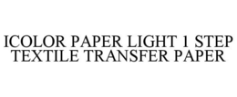 ICOLOR PAPER LIGHT 1 STEP TEXTILE TRANSFER PAPER