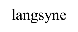 LANGSYNE