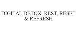 DIGITAL DETOX: REST, RESET & REFRESH