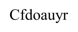 CFDOAUYR