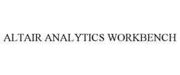 ALTAIR ANALYTICS WORKBENCH