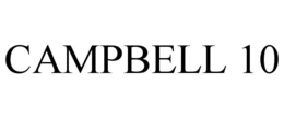 CAMPBELL 10