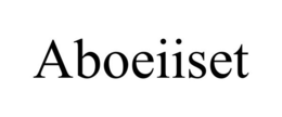 ABOEIISET