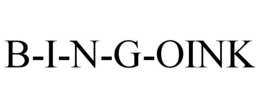 B-I-N-G-OINK